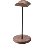 Support de casque audio en bois de noyer, design minimaliste