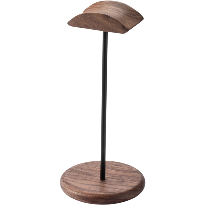 Support de casque audio en bois de noyer, design minimaliste