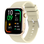 Montre connectée T92 avec écran TFT et bracelet en silicone