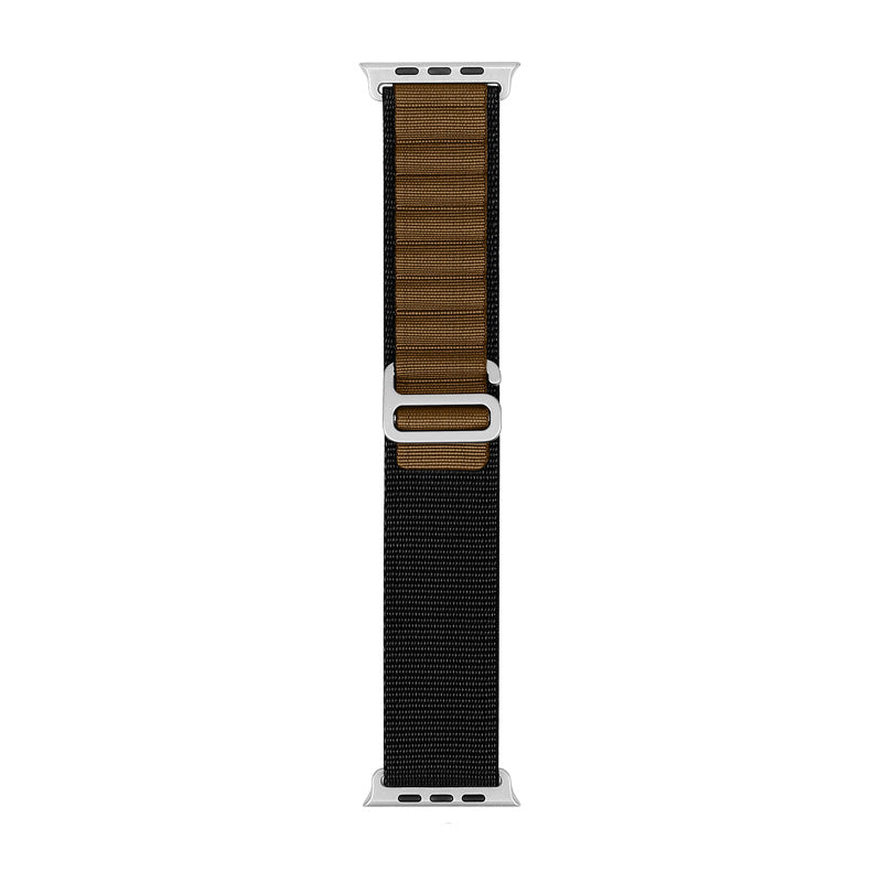 Bracelet de sport en nylon compatible Apple Watch, plusieurs coloris