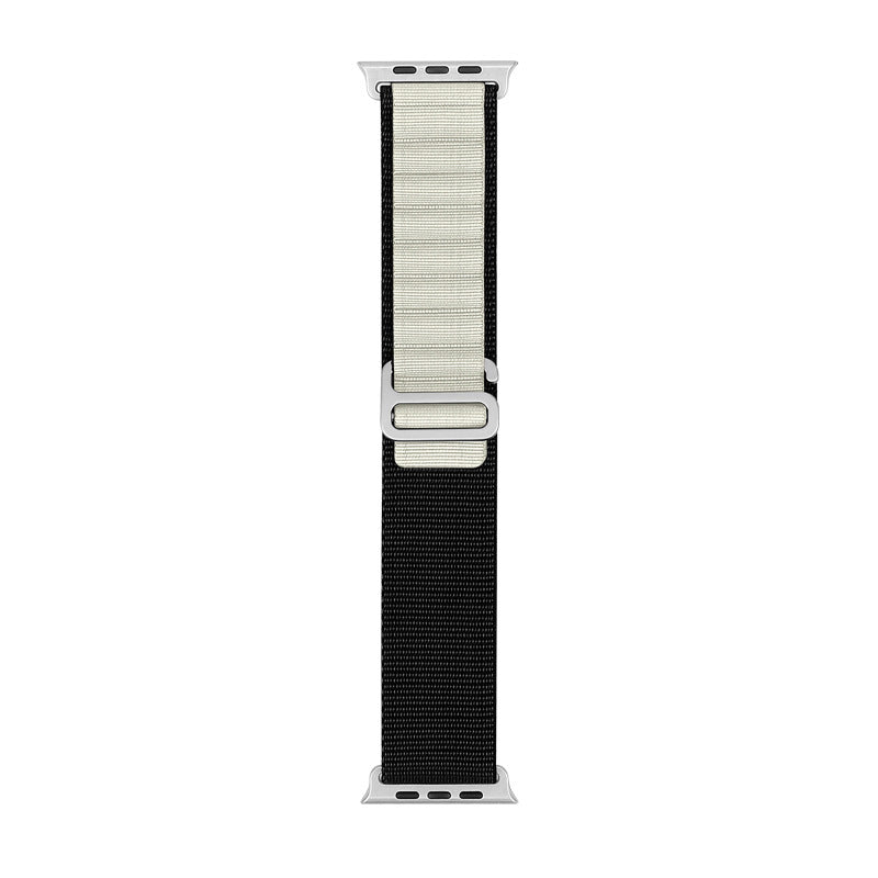 Bracelet de sport en nylon compatible Apple Watch, plusieurs coloris