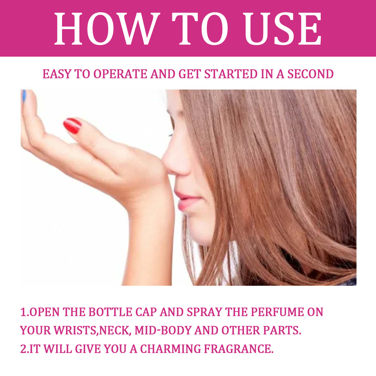 Parfum North Moon – variantes rose et noire