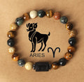 Bracelet de perles à motif du zodiaque
