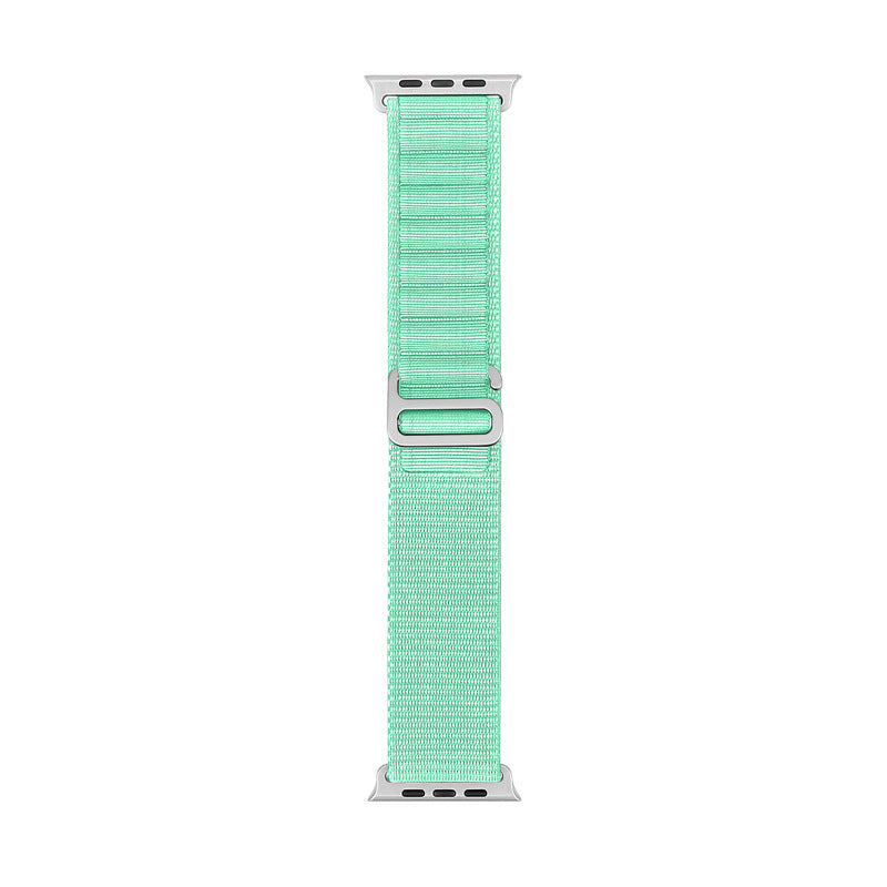 Bracelet de sport en nylon compatible Apple Watch, plusieurs coloris