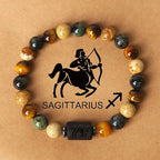 Bracelet de perles à motif du zodiaque