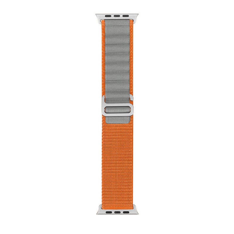 Bracelet de sport en nylon compatible Apple Watch, plusieurs coloris