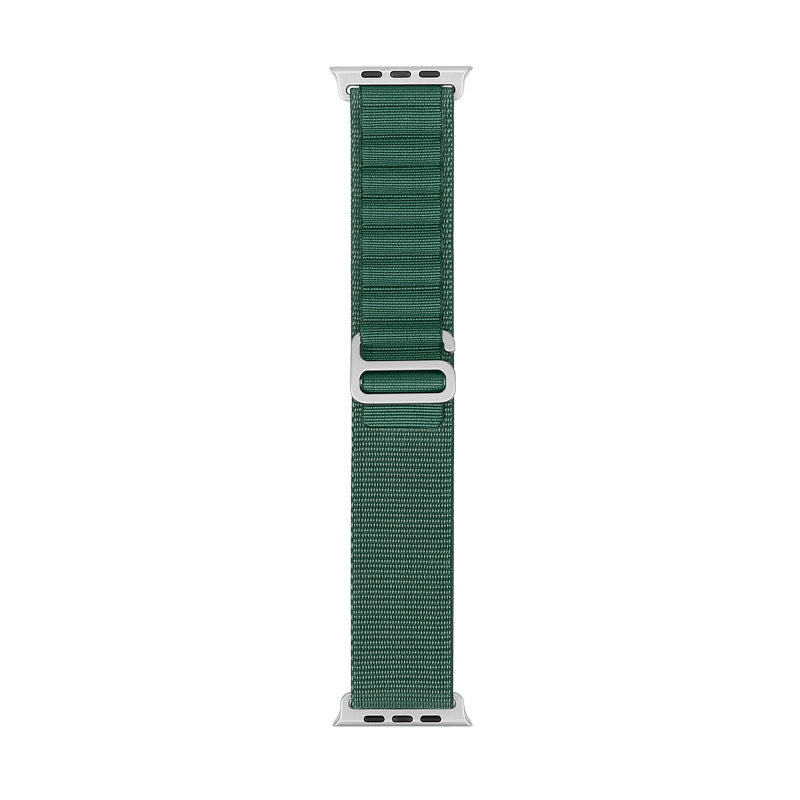Bracelet de sport en nylon compatible Apple Watch, plusieurs coloris