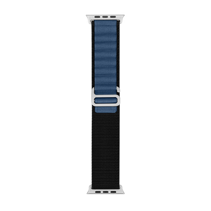 Bracelet de sport en nylon compatible Apple Watch, plusieurs coloris