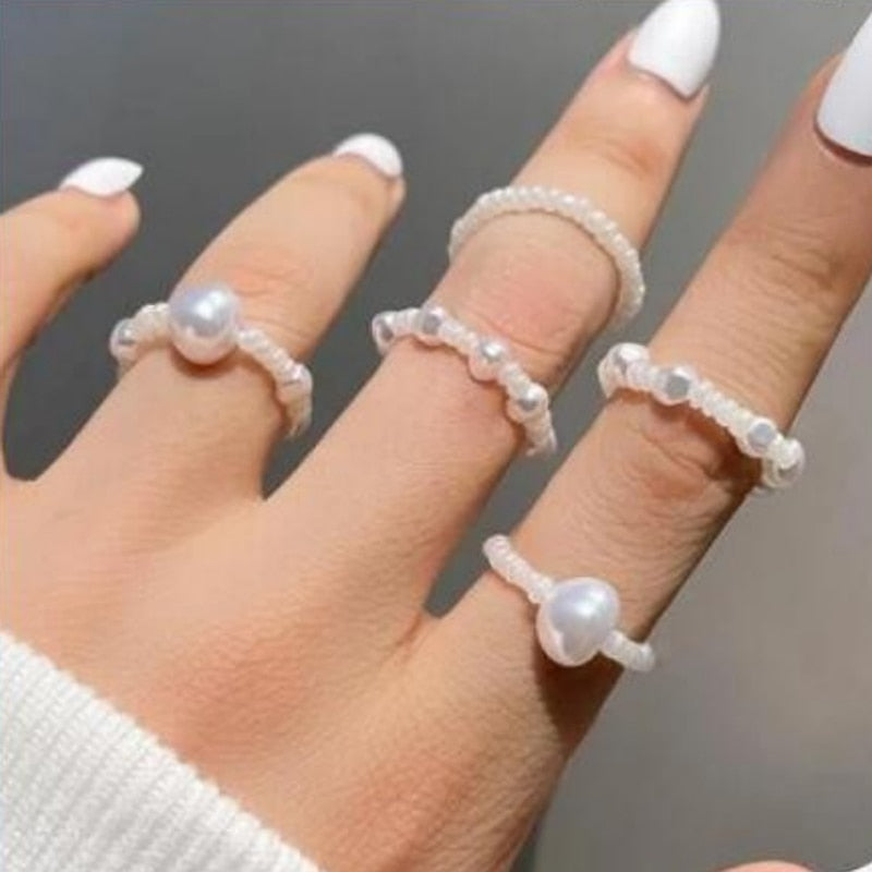 BAGUE EN EMAIL DOUBLE COUCHE VINTAGE