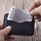 PORTEFEUILLE AVEC CARTE D'INSERTION