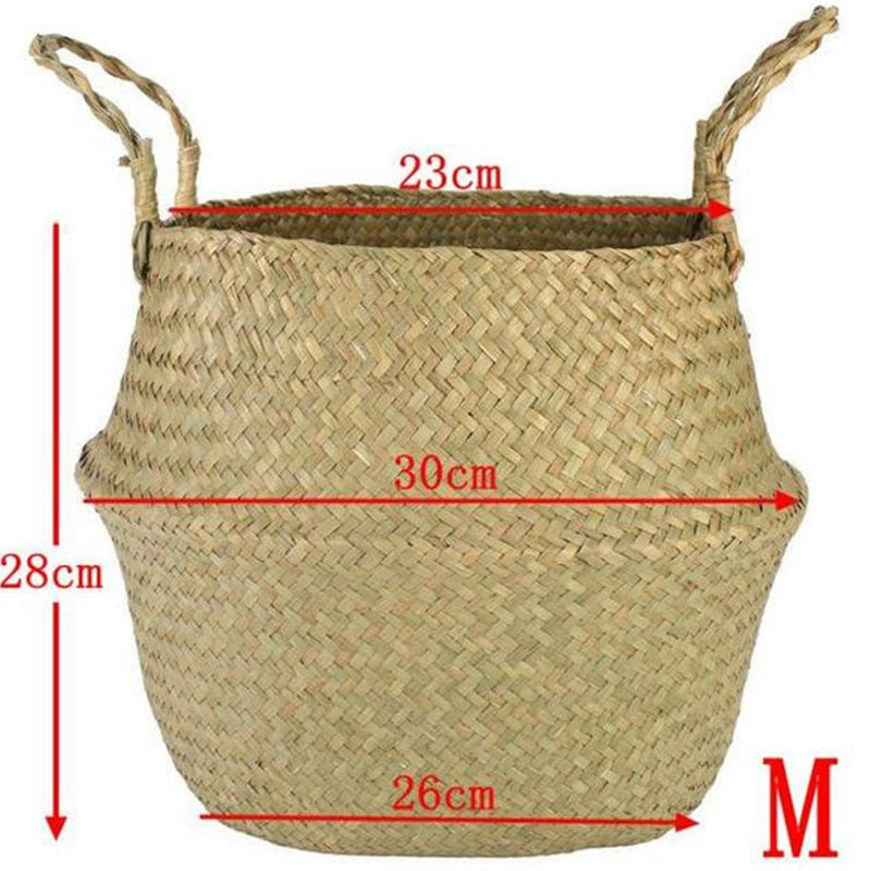 PANIERS EN JONC DE MER FAIT À LA MAIN