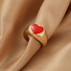 BAGUE EN EMAIL DOUBLE COUCHE VINTAGE