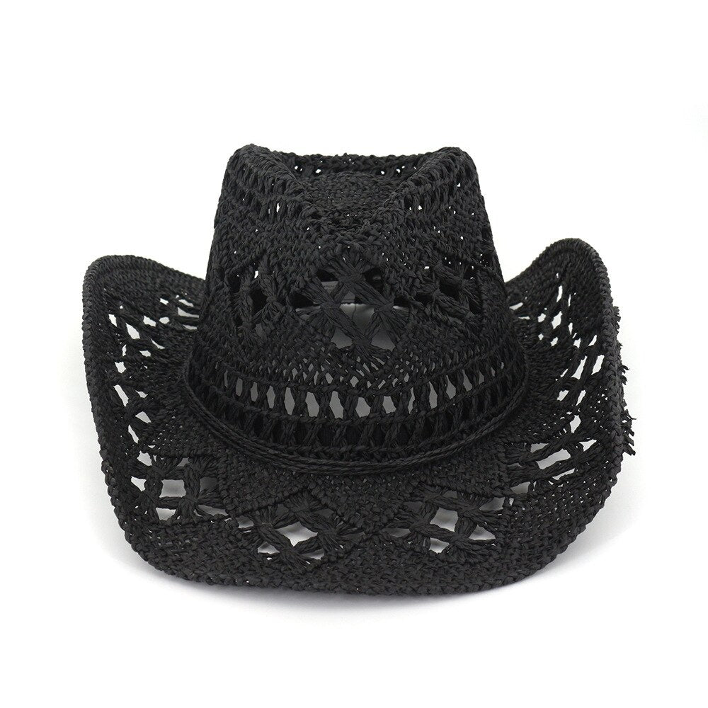 UNISEX STRAW COWBOY HAT