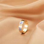 BAGUE EN EMAIL DOUBLE COUCHE VINTAGE