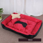 LIT EN PELUCHE IMPERMÉABLE POUR ANIMAUX DE COMPAGNIE