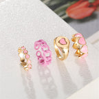 BAGUE EN EMAIL DOUBLE COUCHE VINTAGE
