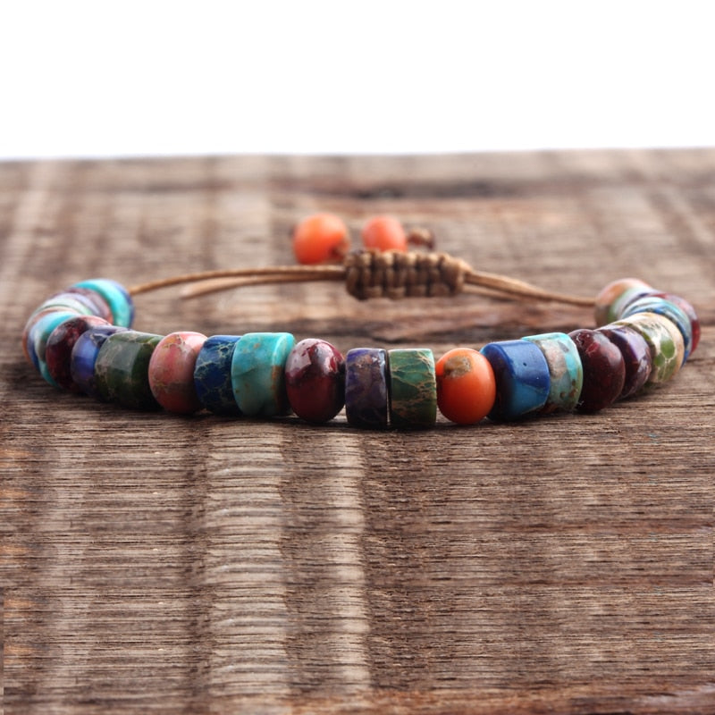 BRACELET CHAKRA EN PIERRE NATURELLE