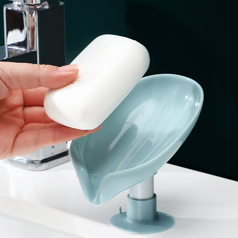 PORTE-SAVON EN FORME DE FEUILLE
