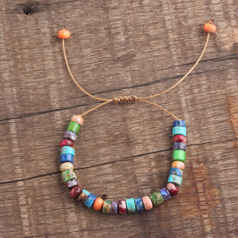 BRACELET CHAKRA EN PIERRE NATURELLE