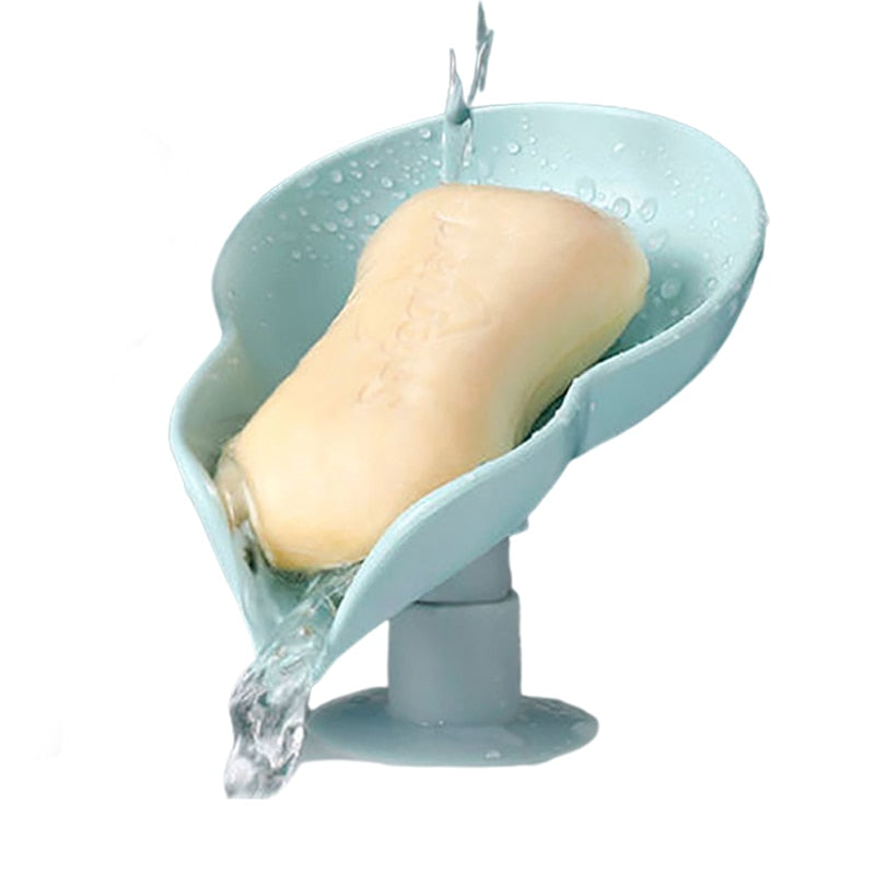 PORTE-SAVON EN FORME DE FEUILLE