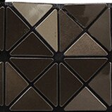 SAC À MAIN À CARREAUX GEOMETRIQUE PLIÉ