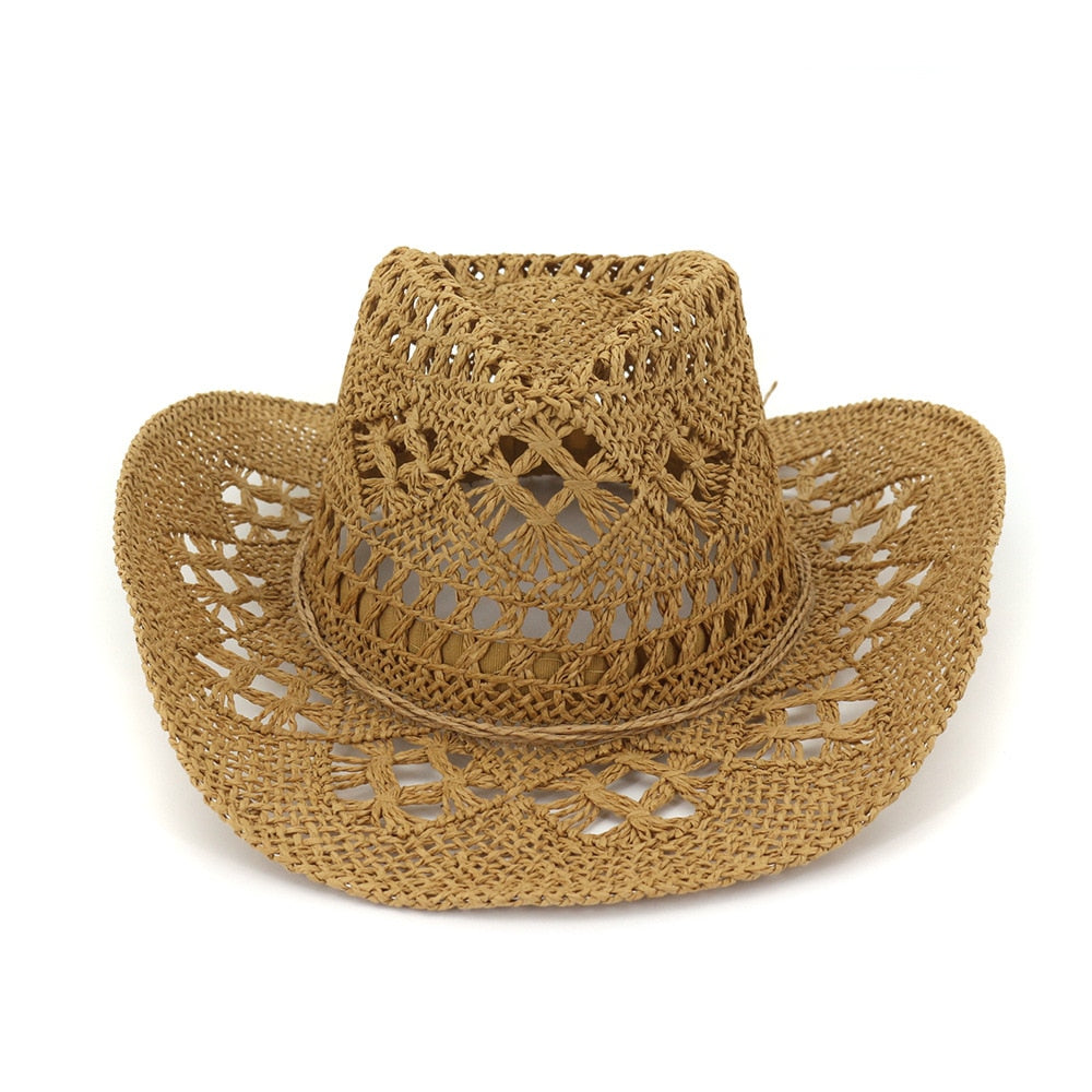 UNISEX STRAW COWBOY HAT