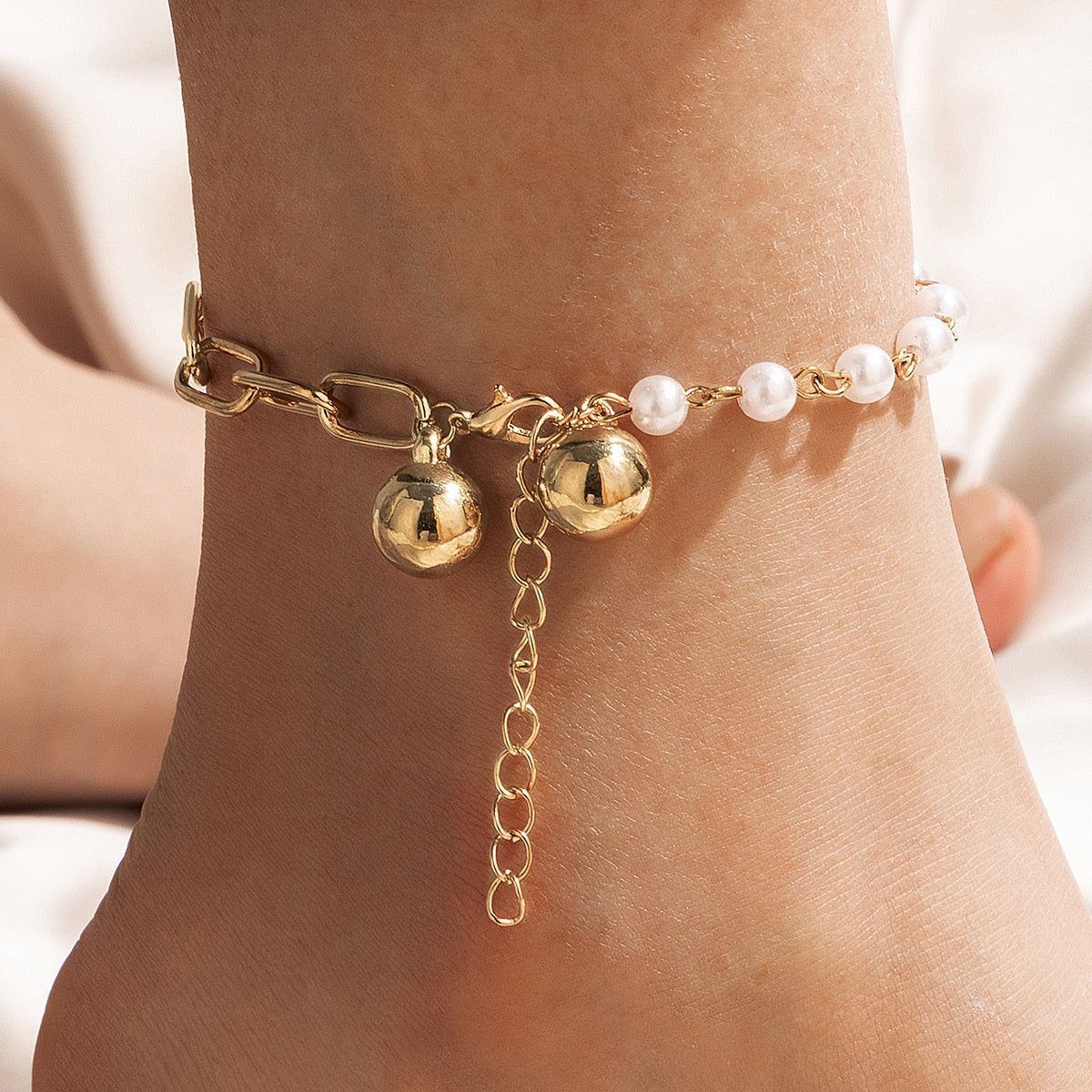 BRACELETS DE CHEVILLE EN PERLES COLORÉES BOHO