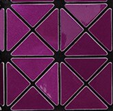 SAC À MAIN À CARREAUX GEOMETRIQUE PLIÉ