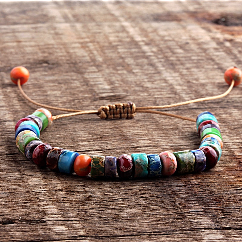 BRACELET CHAKRA EN PIERRE NATURELLE