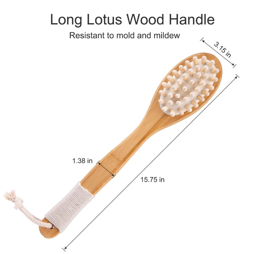 BROSSE DE BAIN À POILS POUR LE CORPS