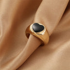 BAGUE EN EMAIL DOUBLE COUCHE VINTAGE