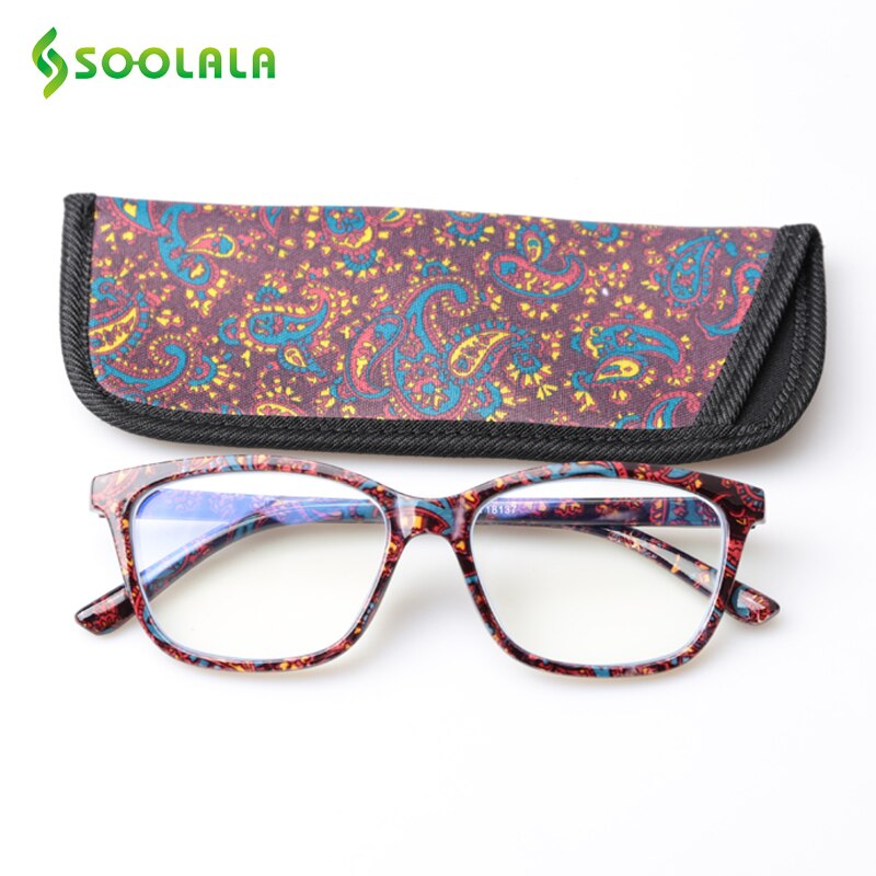 WOMEN'S PRINTED BLUE LIGHT GLASSES