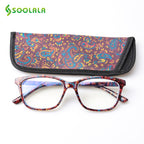 WOMEN'S PRINTED BLUE LIGHT GLASSES