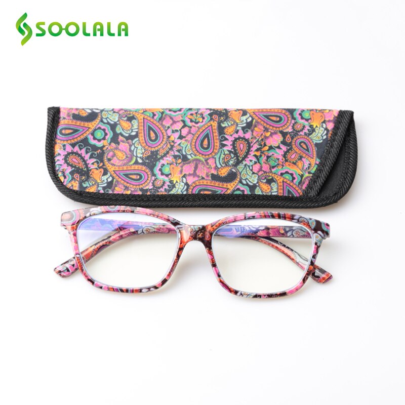 WOMEN'S PRINTED BLUE LIGHT GLASSES