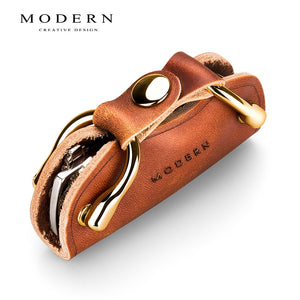 SMART LEATHER KEY RING