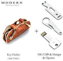 Charger l&#39;image dans la galerie, PORTE-CLÉS INTELLIGENT EN CUIR
