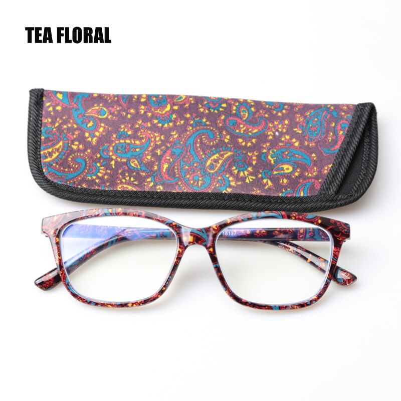WOMEN'S PRINTED BLUE LIGHT GLASSES