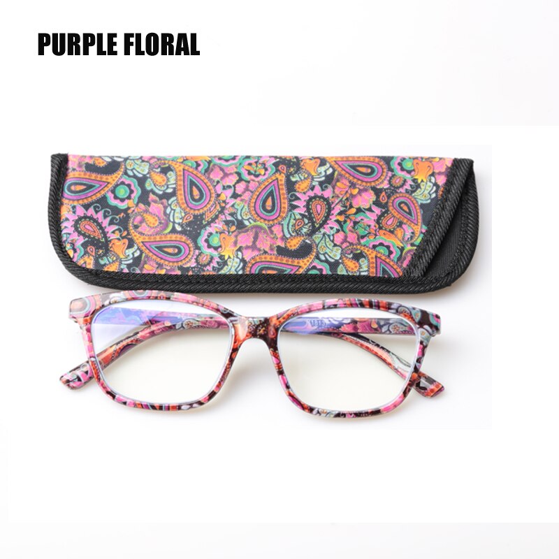 WOMEN'S PRINTED BLUE LIGHT GLASSES