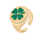 BAGUE EN EMAIL DOUBLE COUCHE VINTAGE