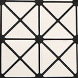 SAC À MAIN À CARREAUX GEOMETRIQUE PLIÉ