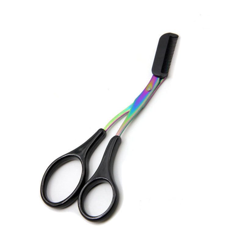 CISEAUX TONDEUSE À SOURCILS AVEC PEIGNE