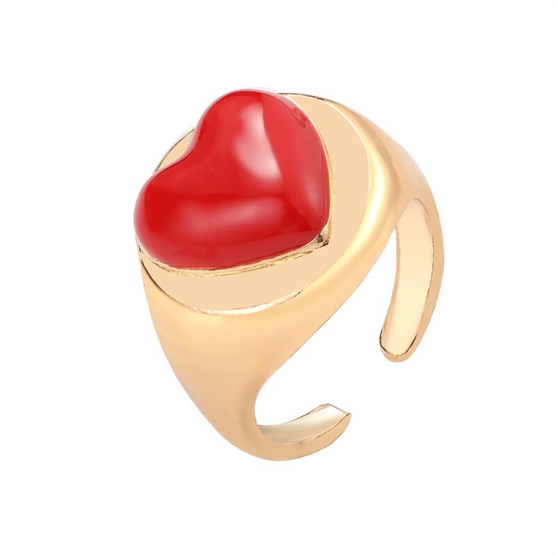 BAGUE EN EMAIL DOUBLE COUCHE VINTAGE