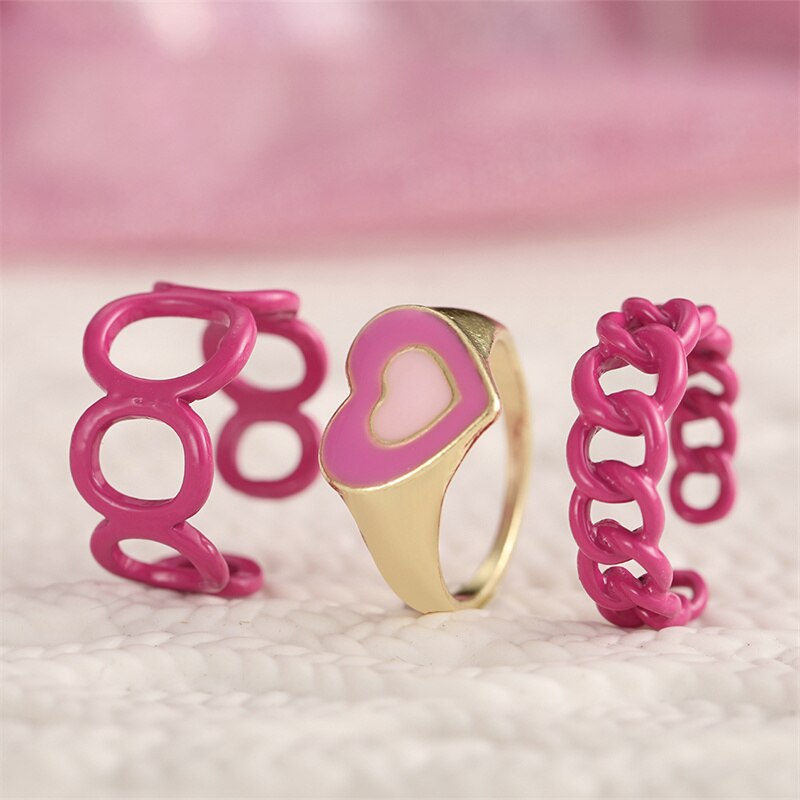 BAGUE EN EMAIL DOUBLE COUCHE VINTAGE