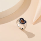 BAGUE EN EMAIL DOUBLE COUCHE VINTAGE