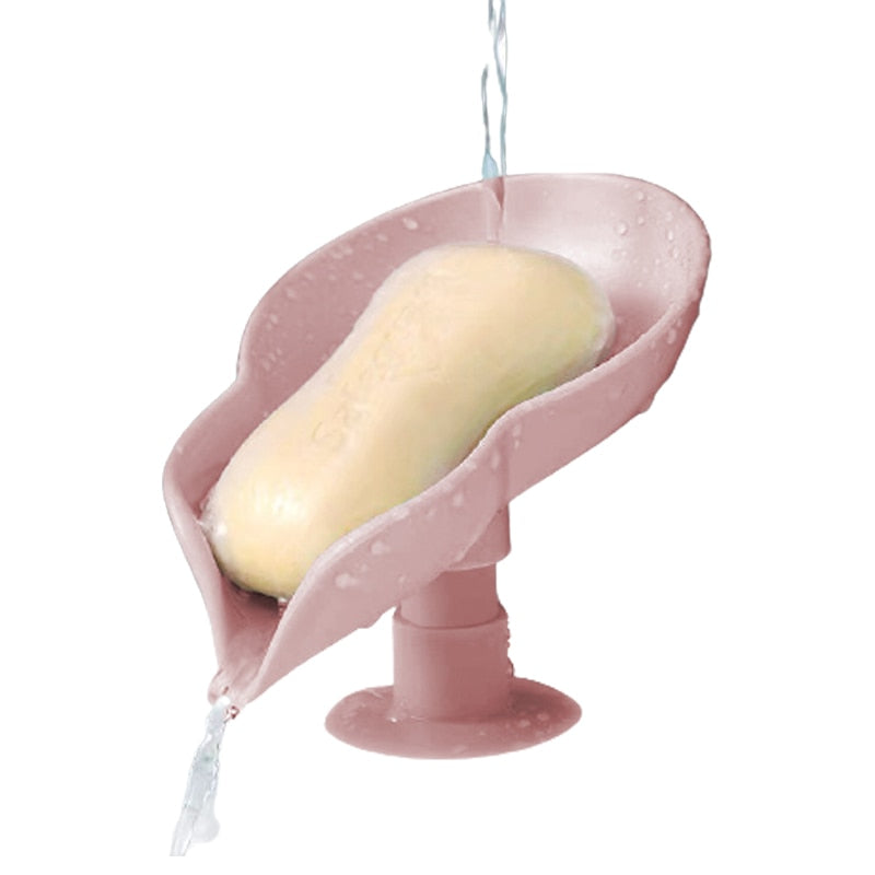 PORTE-SAVON EN FORME DE FEUILLE