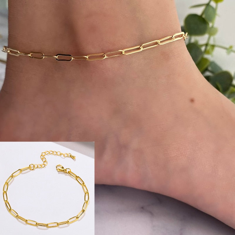 CHAÎNE DE CHEVILLE EN FORME DE SERPENT