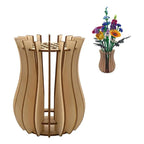 VASE PUZZLE EN BOIS POUR FLEURS 🥀