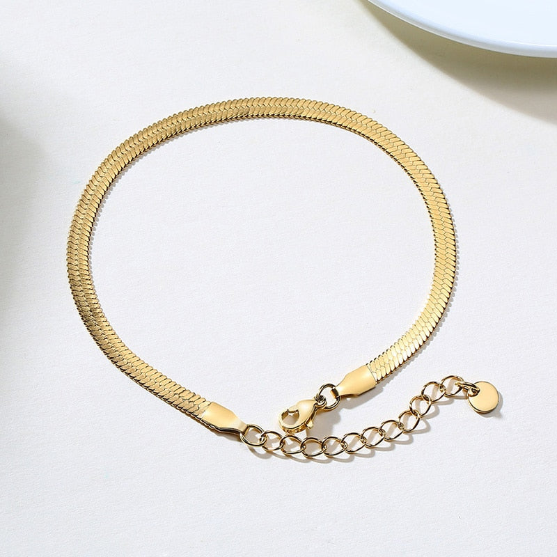 CHAÎNE DE CHEVILLE EN FORME DE SERPENT