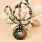 COLORFUL JADE STONE PENDANT
