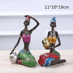 FIGURINE VINTAGE  DE STYLE ETHNIQUE